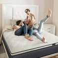 CHEVNI 14" Queen Mattress Gel Memory Foam Spring Hybrid Mattress in a