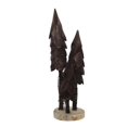 thumbnail image 1 of Benzara BM229357 Décoration en Bois avec Design d'Arbre à Raser&44; Brun, 1 of 5