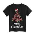 thumbnail image 4 of Girls Shirts 10-12 Girls Kids Merry Christmas Shirt Funny Xmas Graphic Short Sleeve Tee Holiday Casual Family Party Matching Tops, 4 of 6