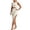 White, variant on Women's 2 Piece Halter High Waist Slit Hem Rib Midi Bodycon Skirt Casual Beach Vacation Outfits Blue M