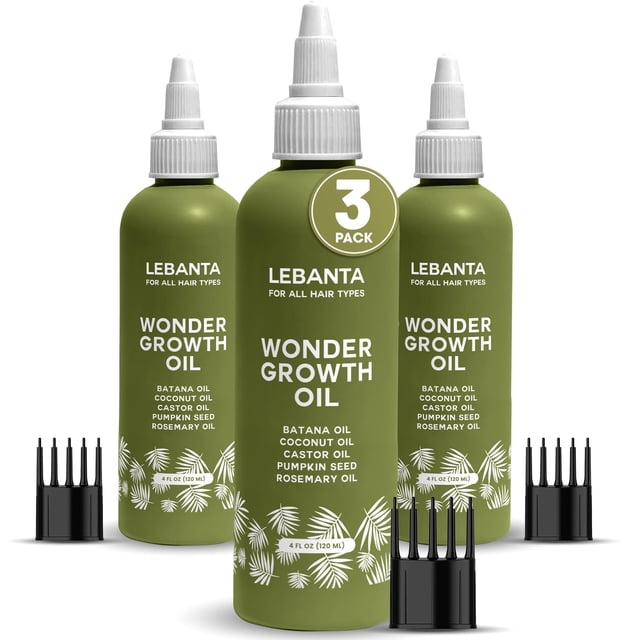 Aceite para el cabello Lebanta Batana Mezcla Orgánica 3 Pack 120 ml
