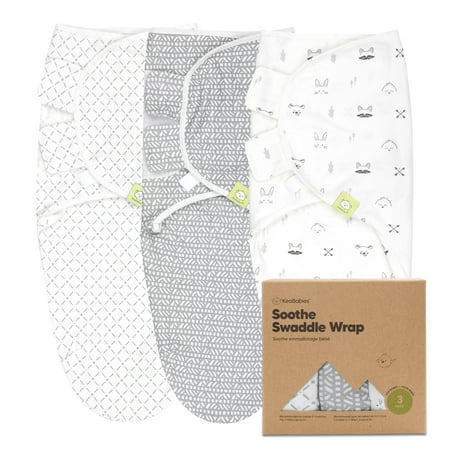 KeaBabies Organic Cotton Baby Swaddle Sleep Sacks  Swaddle Wrap for Newborn  Infant (Nordic)