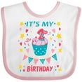 thumbnail image 3 of Inktastic Colorful Cupcake and Confetti Girls 2nd Birthday Boys or Girls Baby Bib, 3 of 4