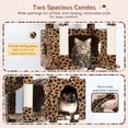 thumbnail image 3 of Árbol para Gatos Globlazer S74 de 188 cm para Gatos Grandes con Estampado de Leopardo, 3 of 7