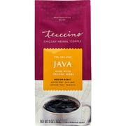 Teeccino Chicory Herbal Coffee Java, caffeine free, acid free, prebiotic, 11oz bag