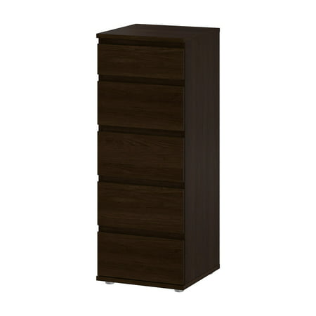 Modern Tall Narrow 5 Drawer Dresser Chest Of Drawer For Small