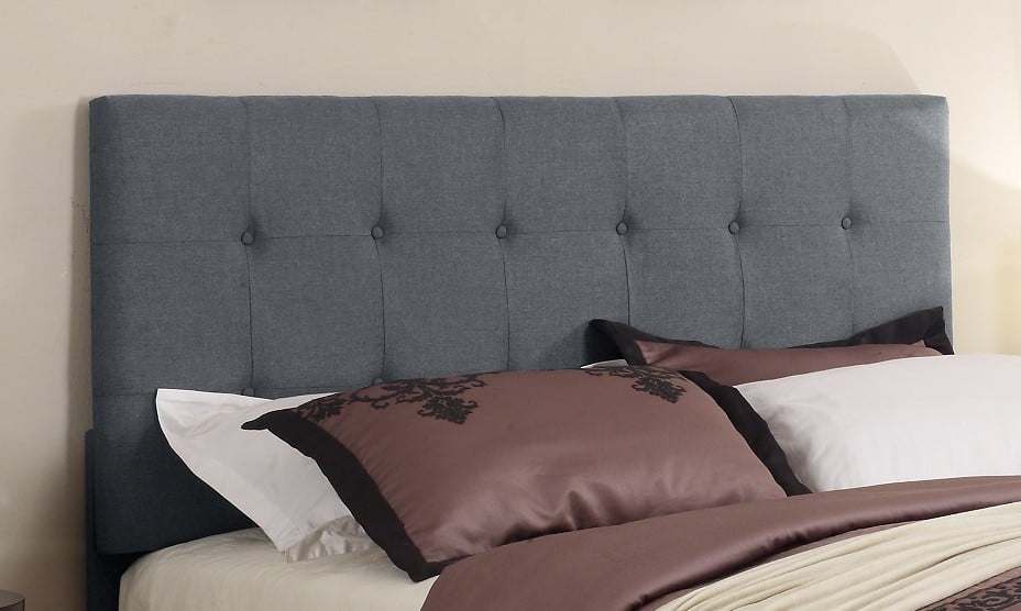 Uspridefurniture Eilidh Upholstered Panel Headboard, Suitable for full or queen size beds, Fabric, foam, and wood material