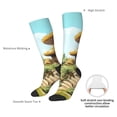 thumbnail image 4 of Balery Cartoon Mushroom House Calcetines novedosos Calcetines deportivos Calcetines hasta la rodilla Calcetines de algodón Calcetines originales y geniales, 4 of 6