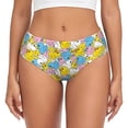 thumbnail image 1 of Balery Colorful Rubber Duck 1 Ropa Interior de Algodón para Mujer con Dibujo – Braguitas Cómodas y Elásticas, Estilo Clásico-Small, 1 of 6