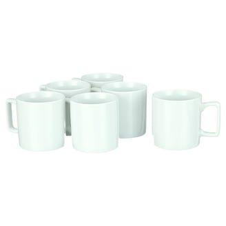Amuse- Professional Large Ceramic Coffee Cups- Bistro Lungo Mugs