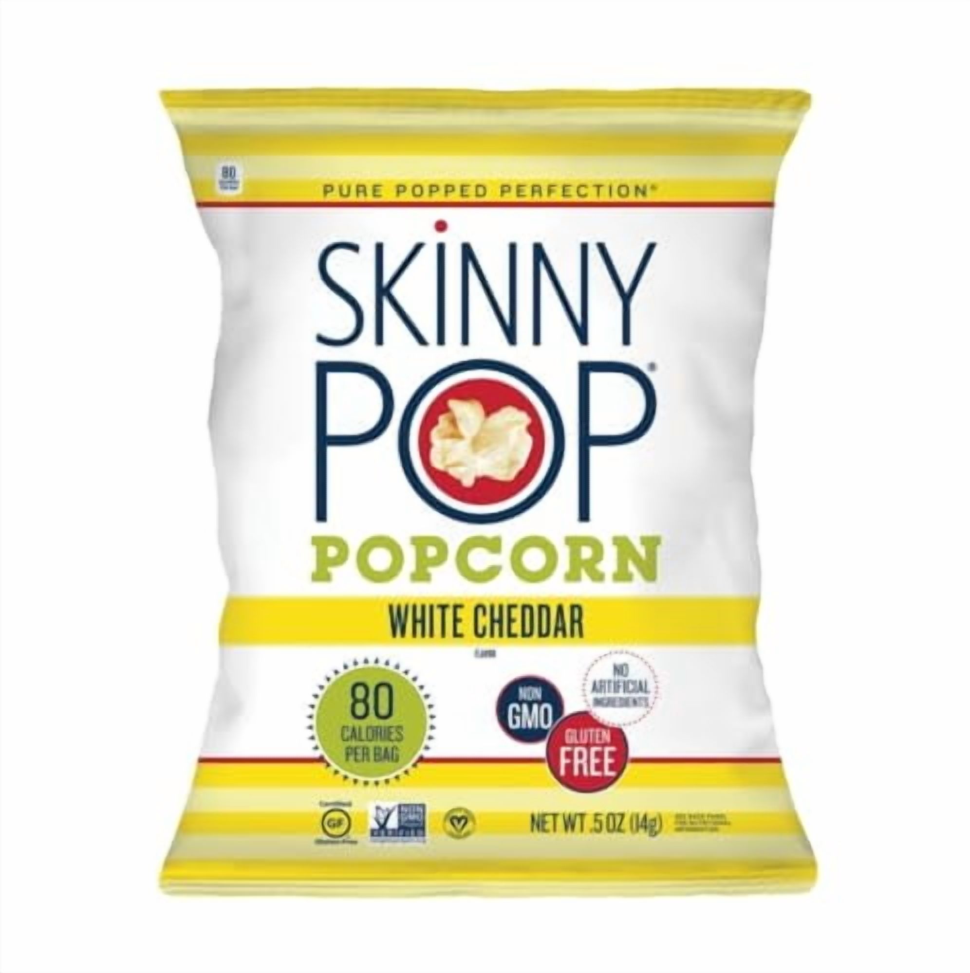 Bulk Popcorn, Skinny Popcorn Individual Bags Variety Pack - 36 Packs of 3 Flavors