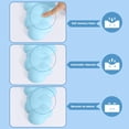 thumbnail image 3 of Manbasnake Memory Foam Keyboard Wrist Rest, Blue, 3 of 8