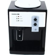 Hot and Cold Water Cooler Dispenser, Top Loading Water Dispenser, Countertop Desktop Water Cooler Dispenser for Home Cafe Bar (European White)