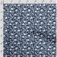 thumbnail image 3 of Soimoi Floral Print,Cotton Cambric, Quilting Fabric Sold by The Yard 42 Inch Wide, Medium Weight Cotton Fabric, SewingSupplies,Blue & White, 3 of 5