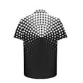 thumbnail image 4 of Njoeus Men's Athletic Shirts & Tees Mens Tops Men's Geometric Graphic Tees Shirt Men Black Shirts Short Sleeve Work Office Casual T-Shirt Beach Vacation Summer Tops M-5Xl（Available In Big & Tall) Shor, 4 of 5