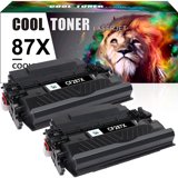 CF287XD 87X High Yield Black Toner Cartridge 2-Pack - Replacement For HP 87X/87A, 20,000 Page Yield