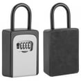 thumbnail image 1 of Key Lock Box, Key Lock Alloy Household Key Box Wall Password Lock Box  For Outdoor Use For Business Travel, 1 of 8