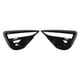 thumbnail image 2 of Ajuste De La Cubierta De La Ceja, Cubierta De La Luz Antiniebla Del Coche Durable Confiable Negro Brillante Para El Modelo Y 2019 A 2023, 2 of 7