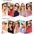 thumbnail image 4 of Gafas de sol redondas retro clásicas para mujer y hombre, gafas grandes, 4 of 6