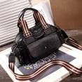 thumbnail image 2 of Bolso de hombro de cuero sintético retro de lujo, bolso de mano de diseñador de marca de lujo de gran capacidad con múltiples bolsillos, bolso de moda versátil para mujer nuevo, 2 of 5