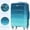 Blue, variant on 3-Piece Luggage Set - 28in Checked Suitcase with TSA Lock, Travel Duffel Bag, Wet-Dry Toiletry Bag, Blue