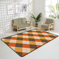 thumbnail image 4 of Coolnut Lightweight Soft Area Rugs Halloween Argyle Background Floor Carpet Mat for Kids Playing Room Hardwood Floor Living Room 80x58in, 4 of 6