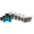 thumbnail image 2 of Deroma 7796642 7.5 x 7.9 x 7.9 in. Dia. Blue Resin Ariel Cover Pot - Round, 2 of 4