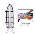 thumbnail image 5 of HELLHERO Ironing Board Cover 15x54 Inch for Home Use Removable Cover with Adjustable Straps Reusable Retro Floral Bouquet Style, 5 of 6