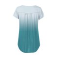 thumbnail image 3 of JGGSPWM Women Tops Plus Size Hide Belly Tunic Short Sleeve T Shirts 2023 Summer Button Up Henley Shirts Cute Tshirt Dressy Casual Blouses Pleated Swing Tunics 13-GradientLight Blue XXXXL, 3 of 7