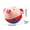 Red, variant on Blue Kids Bluetooth Rc Jumping Pig Toy With Music Singing Recording Function Blue