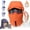 Black/Orange/Gray/Blue/Pink/Beige, variant on Windproof Full Cover Outdoor Riding Mask with Glasses, Winter Windproof Thermal Ski Mask, Unisex