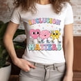 thumbnail image 3 of Autism Inclusion Shirt – Colorful Pastel Kindness and Acceptance Graphic Tee , Navy, 4XL, 3 of 6