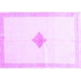 thumbnail image 1 of Ahgly Company Indoor Rectangle Solid Purple Modern Area Rugs, 3' x 5', 1 of 4