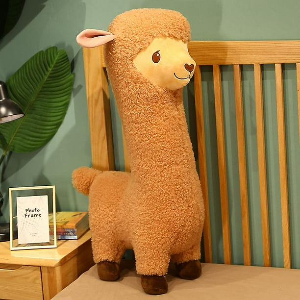 Peluche de Alpaca de oveja Kawaii de 33 85cm muneco de peluche de Llama encantador almohada de peluche suave de Alpacasso decoracion de sofa para habitacion de ninos regalos de cumpleano Walmart