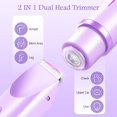 thumbnail image 2 of Maquinilla de afeitar eléctrica 2 en 1 Cordax Nyywth Bikini Trimmer, color morado, 2 of 9