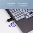 thumbnail image 2 of Lector de alta velocidad Methold 512 GB USB 2.0 2 en 1, 2 of 6