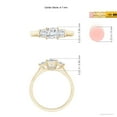 thumbnail image 4 of ANGARA Natural 0.57 Ct. Diamond Classic Engagement Ring in 14K Yellow Gold for Women (Ring Size: 9.5), 4 of 9
