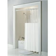 thumbnail image 1 of Anti-bacterial Vinyl "Window" Shower Curtain, White: 72" X 72", Heavy Weight 10 Gauge, Rust Proof Grommets, 1 of 1