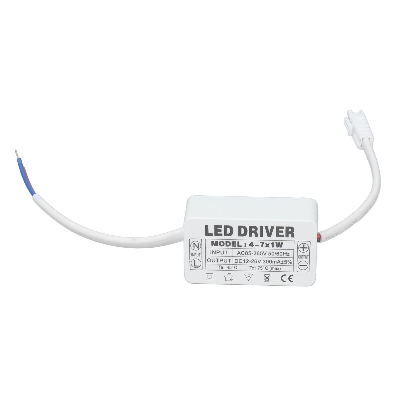 MASUNN LED Treiber – AC85-265V Zu DC12-24V, 4-7W, 300mA, Nicht Dimmbar