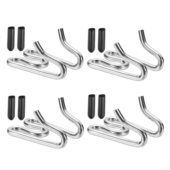 Uxcell Dog Collar Extra Links, Prong Collar for Pets Stainless Steel Pinch Dog Training Collar 3.8mm, (Silver, 4 Set), Intended for Small / Medium / Large Dogs Training