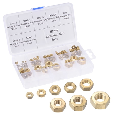 M12 x 1.0 Hex Écrou 30 Set Métrique Écrous Vis Boulon Attaches 3mm Haut