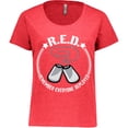 thumbnail image 3 of Inktastic R.e.d. Remember Everyone Deployed with Dog Tags Women's Plus Size T-Shirt, 3 of 5