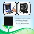 thumbnail image 3 of Delapan Fume Extractor Filters fits 5 1/8" x 5 1/8" x 3/8”Solder Smoke Absorber Hakko Xytronic Aoyue 486 Activated Carbon Filter Replacement, 6-Pack, 3 of 7