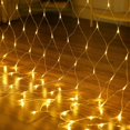 thumbnail image 3 of Guirnalda de luces LED de malla de 1,5x1,5 M, 2x3M/4x6M, 8x10M, guirnalda de luces para ventana, cortina de Navidad, luz de hadas para fiesta de boda y vacaciones, 3 of 4