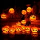 thumbnail image 2 of Guirnalda de luces de Halloween Luces de calabaza LED Decoración al aire libre Luces navideñas Control remoto USB 8 modos 3 metros 20 luces (calabaza), 2 of 5