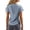 Light Blue, variant on WDDDD Women's Slim Fit Athletic Short Sleeve Yoga Running Top Black M
