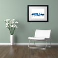 thumbnail image 3 of Trademark Fine Art "Edinburgh Skyline White" Canvas Art by Michael Tompsett, White Matte, Black Frame, 3 of 3