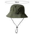 thumbnail image 2 of Sombrero plegable de ala ancha para el sol, gorra de verano, pesca y viajes en la playa, 2 of 5