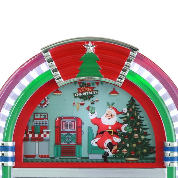 Mr. Christmas 9-inch Decorative Retro Jukebox Red - Walmart.ca