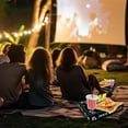 thumbnail image 3 of Movie Night Supplies(24pcs)-Neon Style Movie Night Snack Trays*12+Popcorn Buckets*12,Kid's Birthday Party,Game Night,Movie Night Snack Trays with Popcorn Bags. (Neon), 3 of 7